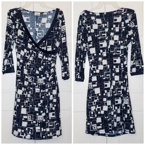 Finesse USA Dress - Large - B&W